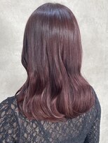 ルノン フィージュ(LUNON fieju)&nbsp;ボルドー/レッド/ラベンダー/くびれ巻き/艶髪