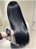 ブリーチありブルーネイビーカラー