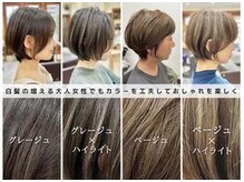 ラポール 柏店(RAPPOR)の雰囲気（白髪染めもオシャレに。白髪ぼかしで伸びてきても気になりにくく）