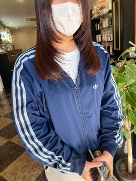 ドクターズサロン レラパール 似合わせカット/くびレイヤー/小顔ヘア/こっくりカラー/こなれ