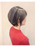 大人ショートボブ