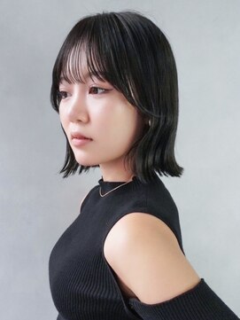 アルバム 池袋(ALBUM) 外ハネボブ美髪顔周りレイヤー_F20576