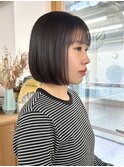 ラベンダーベージュボブ