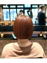 オーガニック アトリエ 大宮(organic+atelier)&nbsp;髪質改善カラーハイライトピンクベージュ白髪染め40代50代