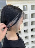 ボブインナーカラー