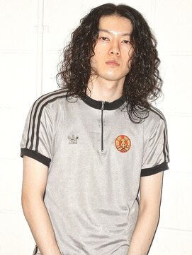 ココ 原宿(KOKO) メンズロングスパイラルパーマプードルパーマ波巻きパーマウルフ