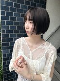 タイトなショートボブ