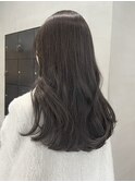 ブリーチなし透明感カラーオリーブグレージュ夏カラー/今枝