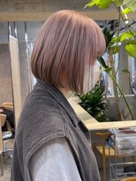 ミルクティーベージュダブルカラーレイヤーカット２０代