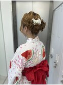 long  hair arrange