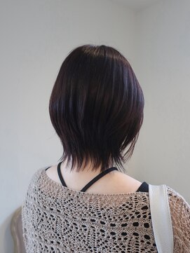 ヘアサロン エスプリ(hair salon esprit) ミディアムウルフ/バイオレットカラー