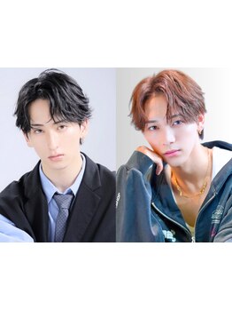 《第一印象の見た目は９割》曲がる縮毛矯正で超自然な仕上がりに♪[新宿/新宿駅/メンズ/眉毛/学割U24]