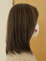 オーガニックエコ 川越(organic+eco)&nbsp;白髪ぼかし透明感ミルクティー×うるつや美髪ボブ