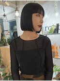 モードボブタッセルボブ切りっぱなしボブ20代30代40代