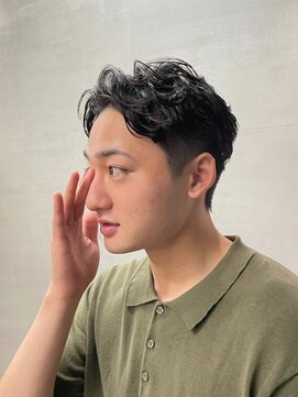 ニール シトロン 名古屋 伏見 丸の内(NEELU citron) 【NEELU_take】メンズ7：3大人パーマ