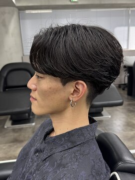 ニコ トウキョウ ロジック(nico TOKYO Logic) メンズセンターパートニュアンスパーマ