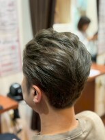 美容室ヒラトヤ 都南店&nbsp;ツーブロックフェザーカットアップバングビジネスカジュアル40代