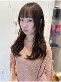 姫カット/コテ巻き/マロンブラウン/髪質改善【SYUK高円寺】kanna