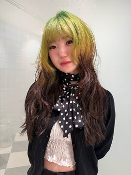 ラパンセヴェール(LA PENSEE VERT) グラデーショングリーンルーツカラー