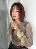ふんわりシャギーボブ