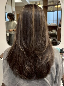 ルイ(ROUIS produced by LUCK 津田沼) ROUIS 津田沼 ハイライト×ベージュ