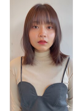 リム(RiM...) 切りっぱなしくびれヘアレイヤーミディー