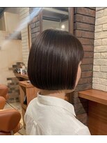 ヘアメイク フレンシア(hair make flencia)&nbsp;圧倒的なツヤとまとまり！極上のストレートボブ【303スタイル】
