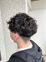 ユウル 横浜(juhl.)&nbsp;メンズカットツイストスパイラルパーマツーブロックマッシュ横浜