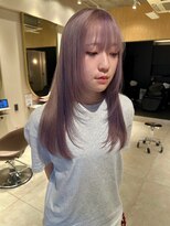 ソラス 緑地公園店(SOLAS)&nbsp;レイヤーカット/ミルクティーグレージュ/デザインカラー