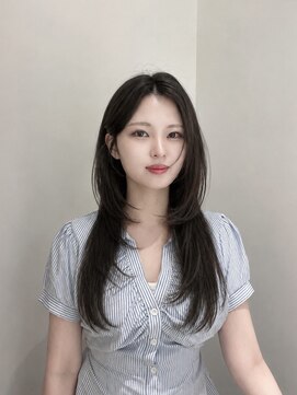 ビューバイネオリーブ 用賀店(Beau'r by neolive) 大人ガーリーダークアッシュ似合わせカットミディアムレイヤー
