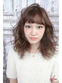 ラフな無造作ウエーブ