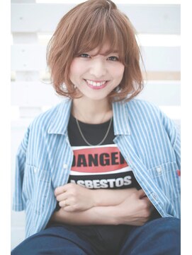 ラフィス ヘアー ヴォーグ 天王寺あべの店(La fith hair vogue) 【La fith】 ひし形シルエットミディアムスタイル