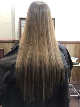 ディー エメ(D-aimer-) ライトベージュ×スーパーロングエクステ　【カラー・エクステ】