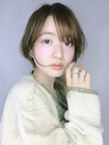 アルバム 渋谷パルコ(ALBUM)&nbsp;ニュアンスショートスタイル_外ハネボブアッシュブラウン_26644