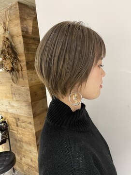 フォーク(FOLK) 恵比寿×YAMATO   シアベージュ×小顔ショート