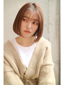 ダヴィン 中目黒(DaVin) 【DaVin中目黒】内巻きボブ カーキベージュ