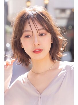 エース (ACE) ACE外ハネボブ　×   クリアブラウン