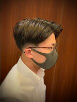 ヒロギンザ 八重洲店(HIRO GINZA)&nbsp;センターパートフェードカットかき上げヘア