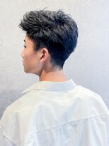 フジヤマバーバーショップ アジト(FUJIYAMA BARBER SHOP ajito)&nbsp;バーバー七三ニュアンスマッシュ【田中美旺】b1030