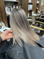 ラフ 難波店(LAFF)&nbsp;#黒髪#ボブルフ#ネビージュ#小顔#ワンレン