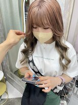 ガルボヘアー 名古屋栄店(garbo hair)&nbsp;#ガルボ#プルエクステ#ベージュ#グラデーション#10代#名古屋