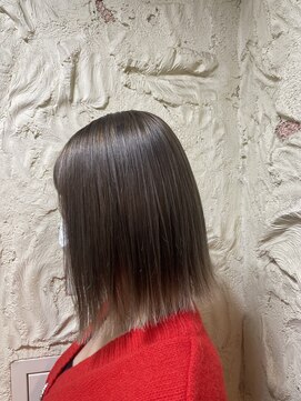 ロッソバイアルター 鎌取(ROSSO by aL-ter) 【グレージュカラー/ボブウルフ/ココアベージュ】千葉香奈