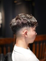 キングスマントーキョー 府中店(KINGSMAN TOKYO)&nbsp;ツーブロックマッシュ/波巻き/ハイライト/束感<理容室><府中駅>