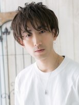 メンズヘア ビーセカンド 草加店(MENS HAIR B-2)&nbsp;透けバングで優し気ナチュラル束感ウェットスタイルT草加