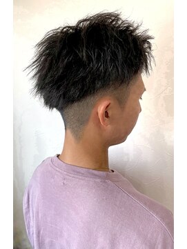 ルートプラス(RUTO+) 【ツイストパーマ】ツーブロック×刈り上げ