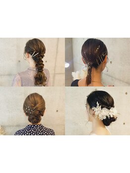 店内もこだわった素敵空間＊歴10年以上のヘアメイクのプロが素早く可愛く仕上げてくれて崩れにくいと評判！