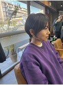 丸みショートボブ