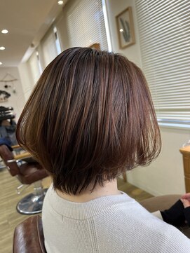 ナチュラル 仙台駅前店(Natural) 潤いたっぷりふんわりショートボブ