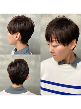 トゥージュ ベル(Toujours Belle) ハンサムカルマショート×モカブラウン