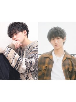 【メンズカット＋パーマ\8800】毎日のスタイリングが簡単に決まる、トレンドのパーマスタイルはおまかせ！